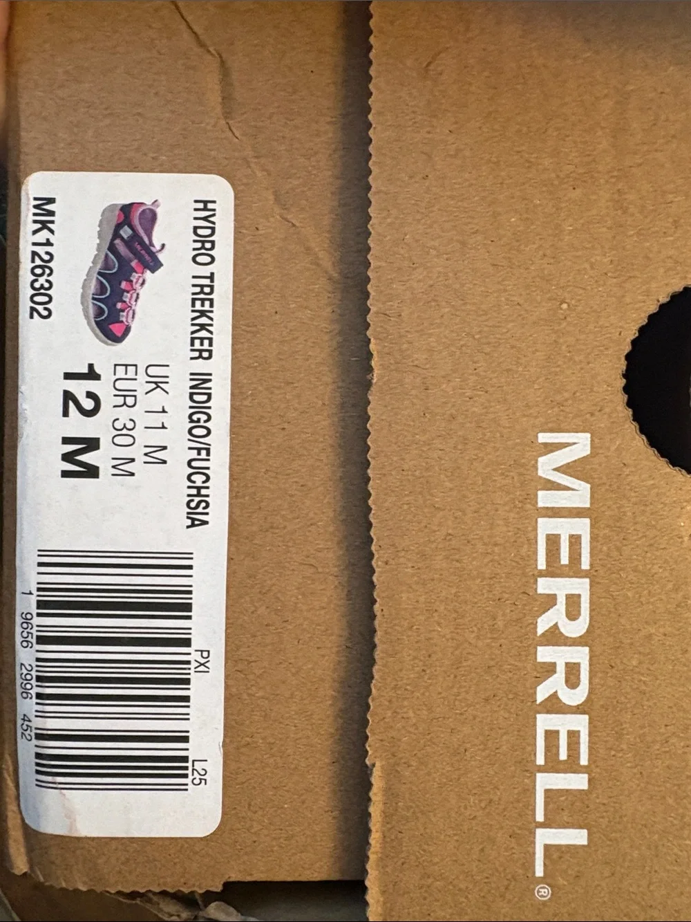 Merrell Hydro Trekker Kids Sandal in Indigo and Fuchsia